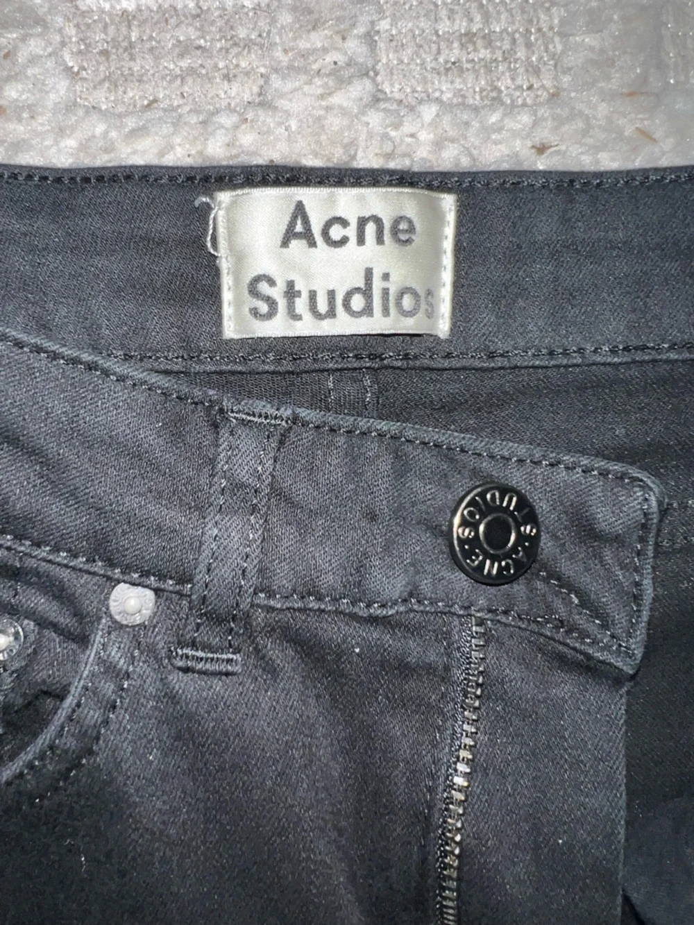 Acne Studios Women’s Pin Black Slim Jeans - Picture 4 of 8